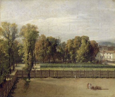 View of the Luxembourg Gardens in Paris, 1794 by Jacques Louis David